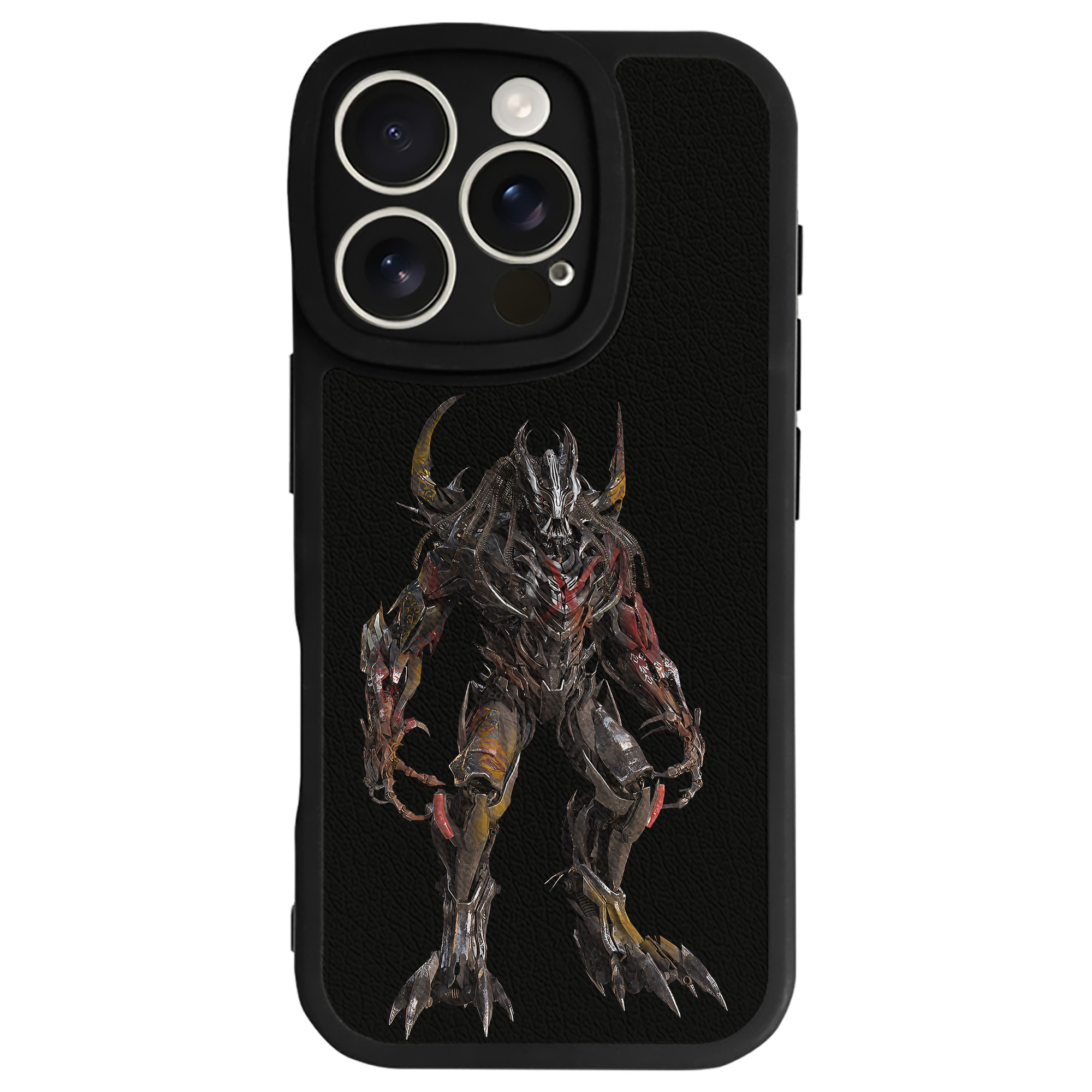 （画像用） Transformers トランスフォーマー 【iPhone 16シリーズ対応】シリコンスマホケース（レザー調） 材質：シリコン
